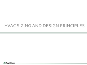 WEB HVAC Design and Sizing Principles