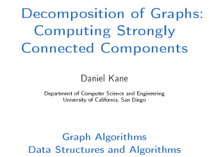 graph decomposition 9 computing-sccs