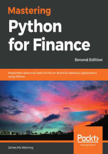 Mastering Python for Finance (1)