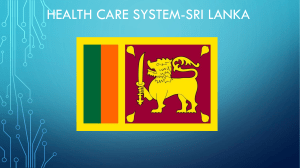 Health Care System-Sri Lanka