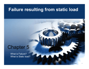 3 Static and Dynamic load