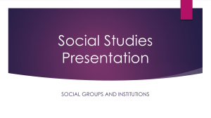 SOCIAL STUDIES PRESENTATION 340