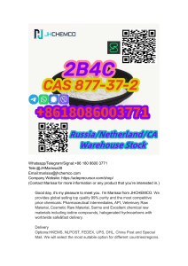CAS 877-37-2 2-bromo-4-chloropropiophenone Whatsapp+8618086003771