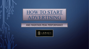 How to start advertising