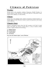 Climate of Pakistan (2)