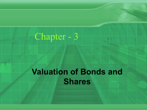 Ch 03 Valuation of Bonds and Shares