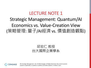 SM Lecture Note 1 by Prof Chiu