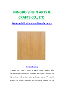 Bamboo Office Furniture Manufacturers