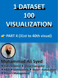 1 dataset 100 visualisations