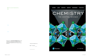 Text Book Theodore E. Brown et al. - Chemistry  The Central Science (2017, Pearson)