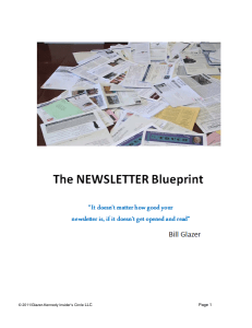 Newsletter Blueprint-edited transcript with slides final