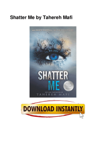 Shatter Me by Tahereh Mafi (1)
