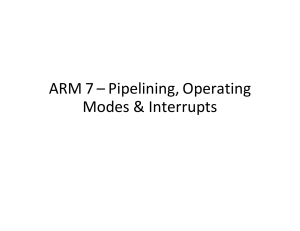 11 ARM 7 TDMI modes operation