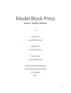 Model Block Press