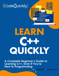 Learn C++ Quickly