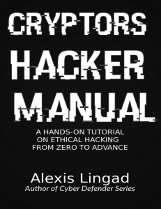 [Bookflare.net] - Cryptors Hacker Manual