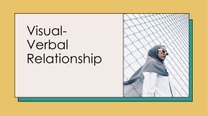 Visual-Verbal Relationship
