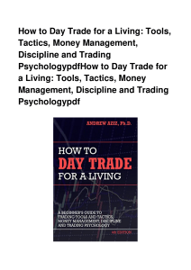 How to Day Trade for a Living Tools Tact