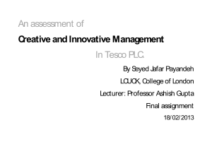 Creative and Innovative Management PDF