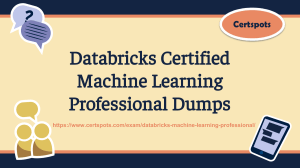 Databricks Machine Learning Professional Real Dumps