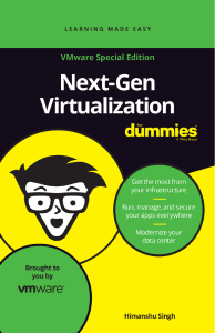Next-Gen Virtualization VMware