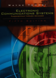 Electronic Communication Systems 5th Edition (Complete)