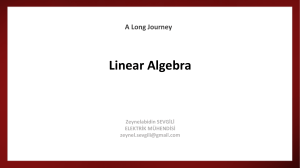 Mike Cohen Linear Algebra