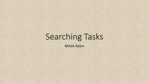 Searching Tasks