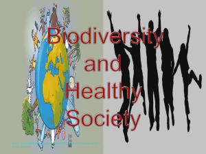STAS 111- Biodiversity and Healthy Society