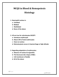 Histology MCQ HID