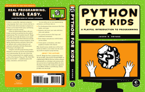 Jason R. Briggs - Python for Kids  A Playful Introduction to Programming-No Starch Press (2012)
