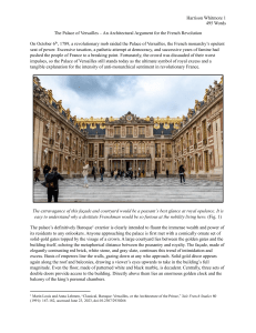 Harrison Whitmore - The Palace of Versailles - An Architectural Argument for the French Revolution