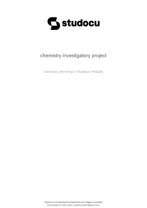 chemistry-investigatory-project