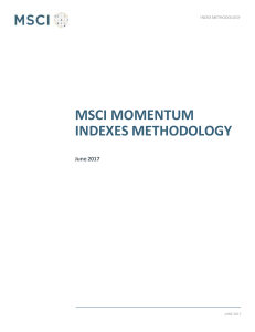 MSCI Momentum Indexes Methodology June2017