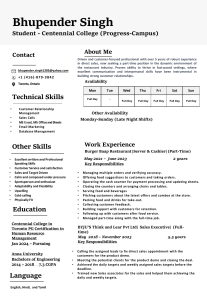 Bhupender Resume  Res