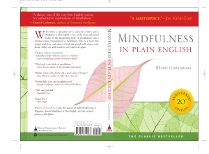 Mindfulness in Plain English Book Preview