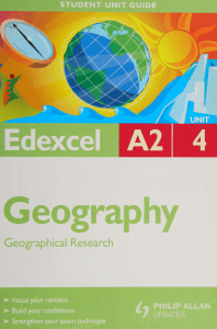 Edexcel A2 geography. Unit 4, Geographical research -- Holmes, Dave; Adams, Kim -- 2009 -- London  Philip Allan -- 9780340990841 -- 863195000bb740f06d38c172f6146db9 -- Anna’s Archive