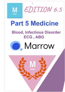 Part 5 blood infectious disorder ECG ABG sample