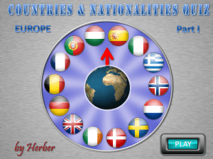 Countries spin wheel 1