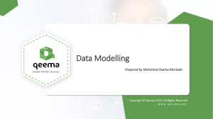 Data Modelling Introduction - 1