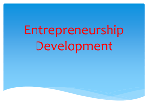 Entrepreneurship Development by Vanam V S
