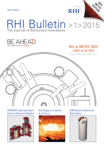 RHI Bulletin 01-2015 - Steel Edition (METEC Special)