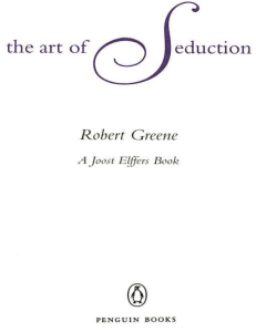  OceanofPDF.com The Art of Seduction - Robert Greene