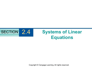 Math - Y8 Term 3 - Linear Equation in Two Variables