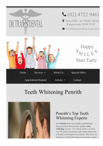 Teeth Whitening Penrith
