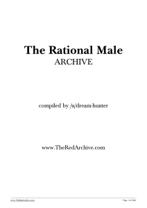 The Rational Male archive 