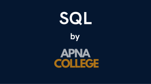 SQL Apna Clg Notes