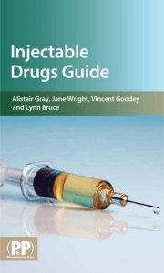 Injectable  Drug Guide