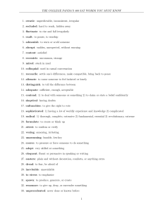 College Panda 400 SAT Words You Must Know (1)