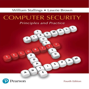 William Stallings, Lawrie Brown - Computer Security  Principles and Practice-Pearson (2018)